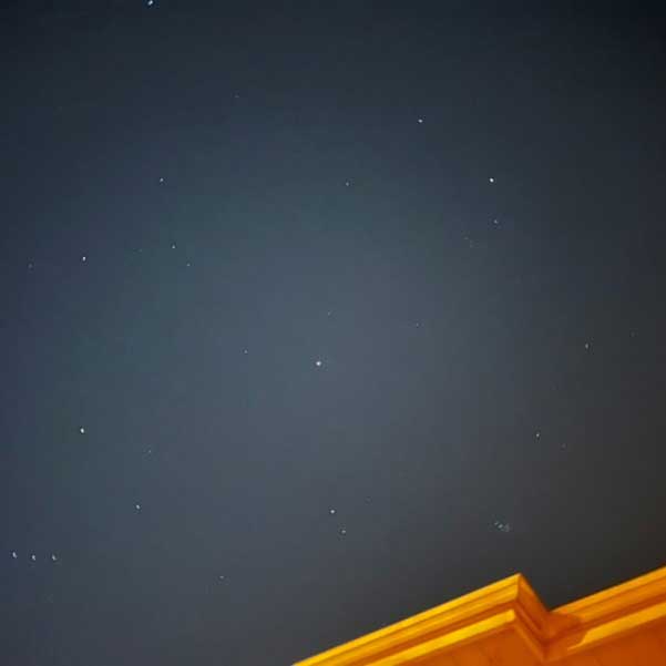 밴쿠버 밤하늘 풍경